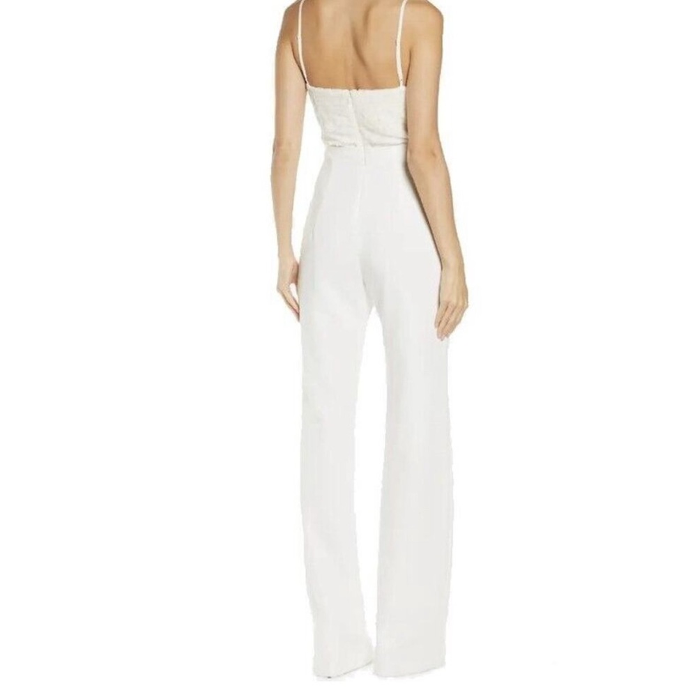 BLACK HALO Evening White Salem Sleeveless Cowl Neck Formal Jumpsuit Size… - Picture 2 of 11